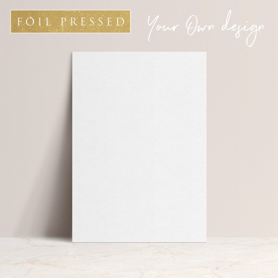 'Any Design' Foil Pressed Wedding Invitation