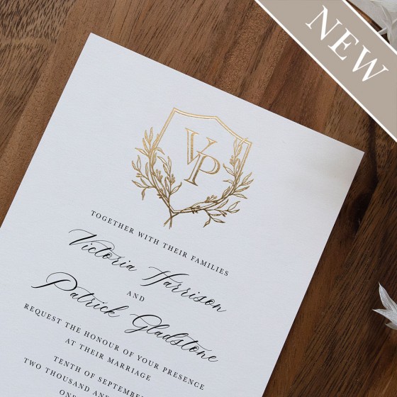 Luxury Foil Press Wedding Invitations