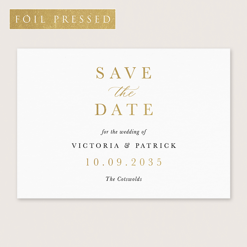 'ALC2 Alchemist' Foil Press Save the Date