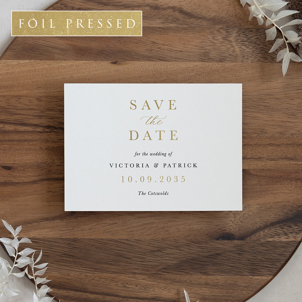 'ALC2 Alchemist' Foil Press Save the Date