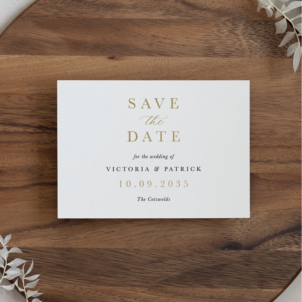 'ALC2 Alchemist' Foil Press Save the Date