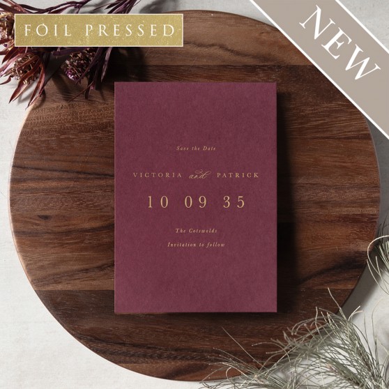 'ALC3 Alchemist' Foil Press Save the Date