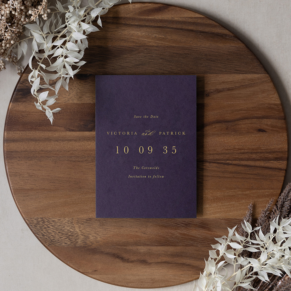 'ALC3 Alchemist' Foil Press Save the Date