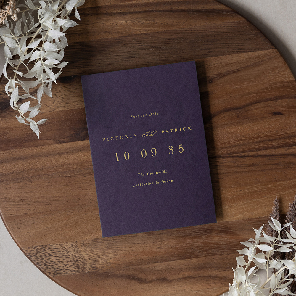 'ALC3 Alchemist' Foil Press Save the Date