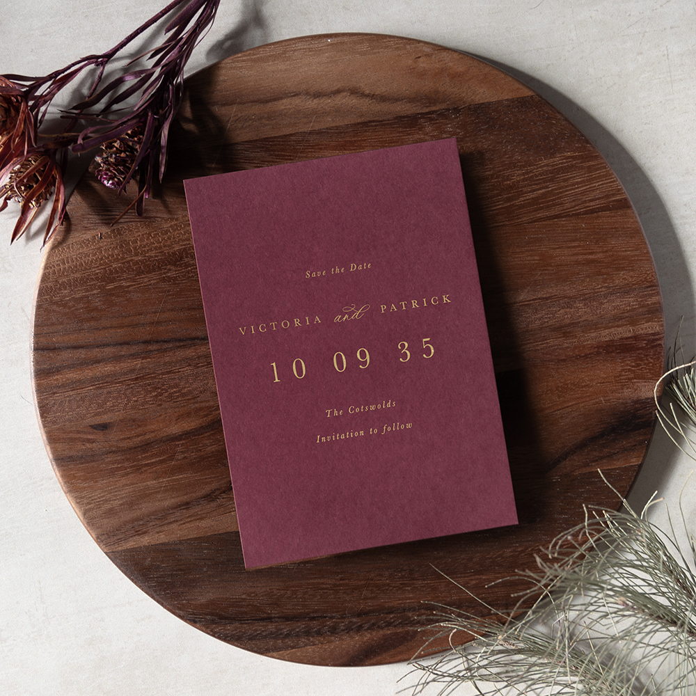 'ALC3 Alchemist' Foil Press Save the Date