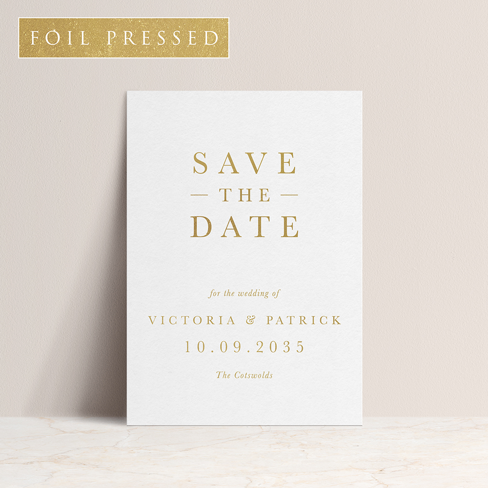 'ALC4 Alchemist' Foil Press Save the Date