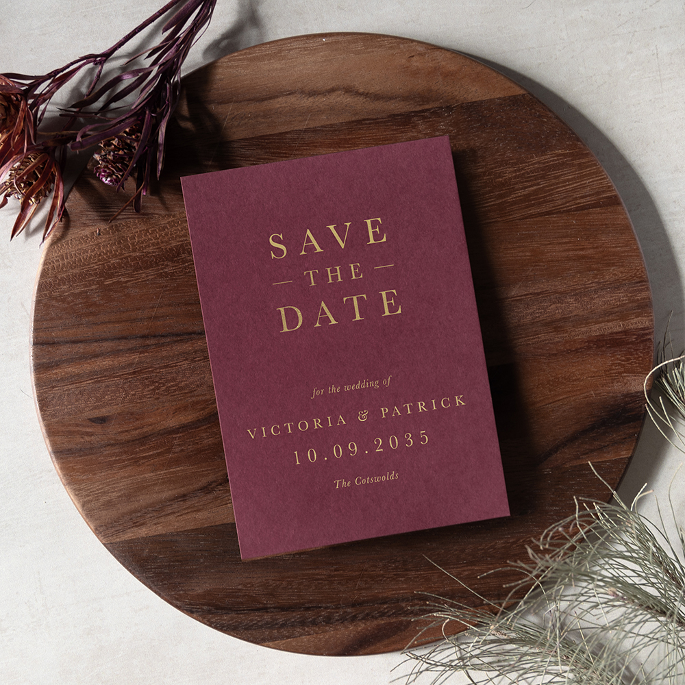 'ALC4 Alchemist' Foil Press Save the Date