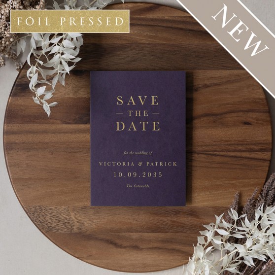 'ALC4 Alchemist' Foil Press Save the Date
