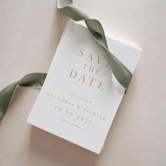 'ALC4 Alchemist' Foil Press Save the Date