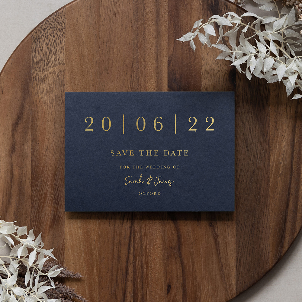 'Oliver' Foil Press Save the Date