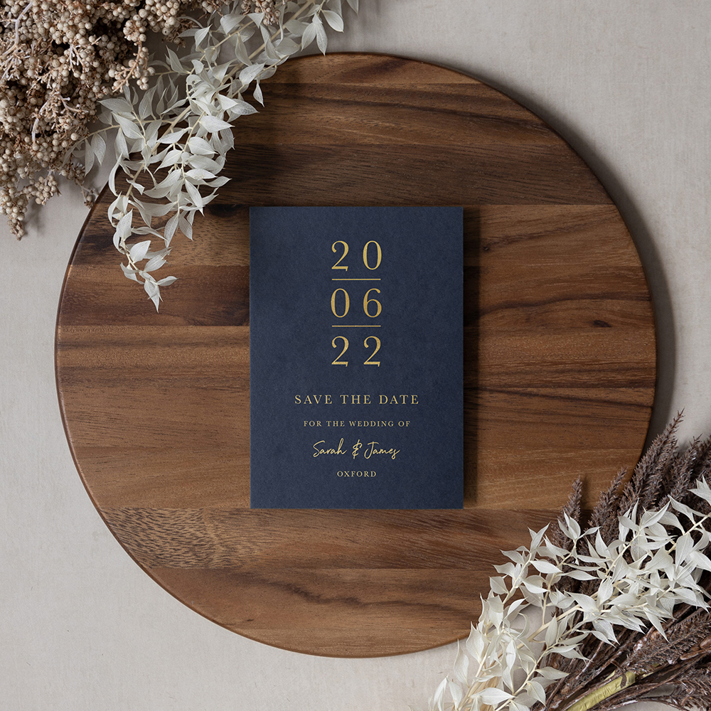 'Oliver' Foil Press Save the Date