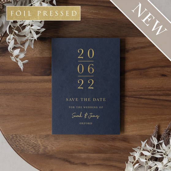 'Oliver' Foil Press Save the Date
