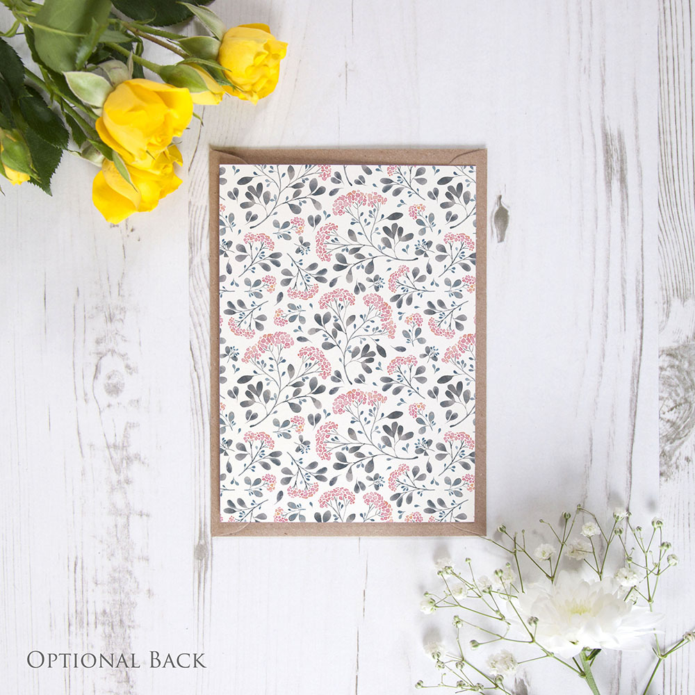 'Multi Felicity' Hole-punched Save the Date Sample