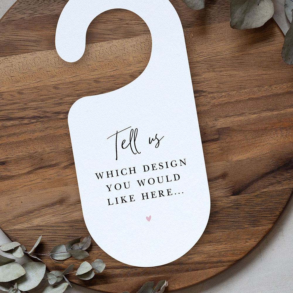 'Any Design' Door Hanger