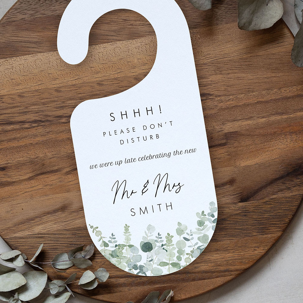 'Classic Eucalyptus CE14' Door Hanger