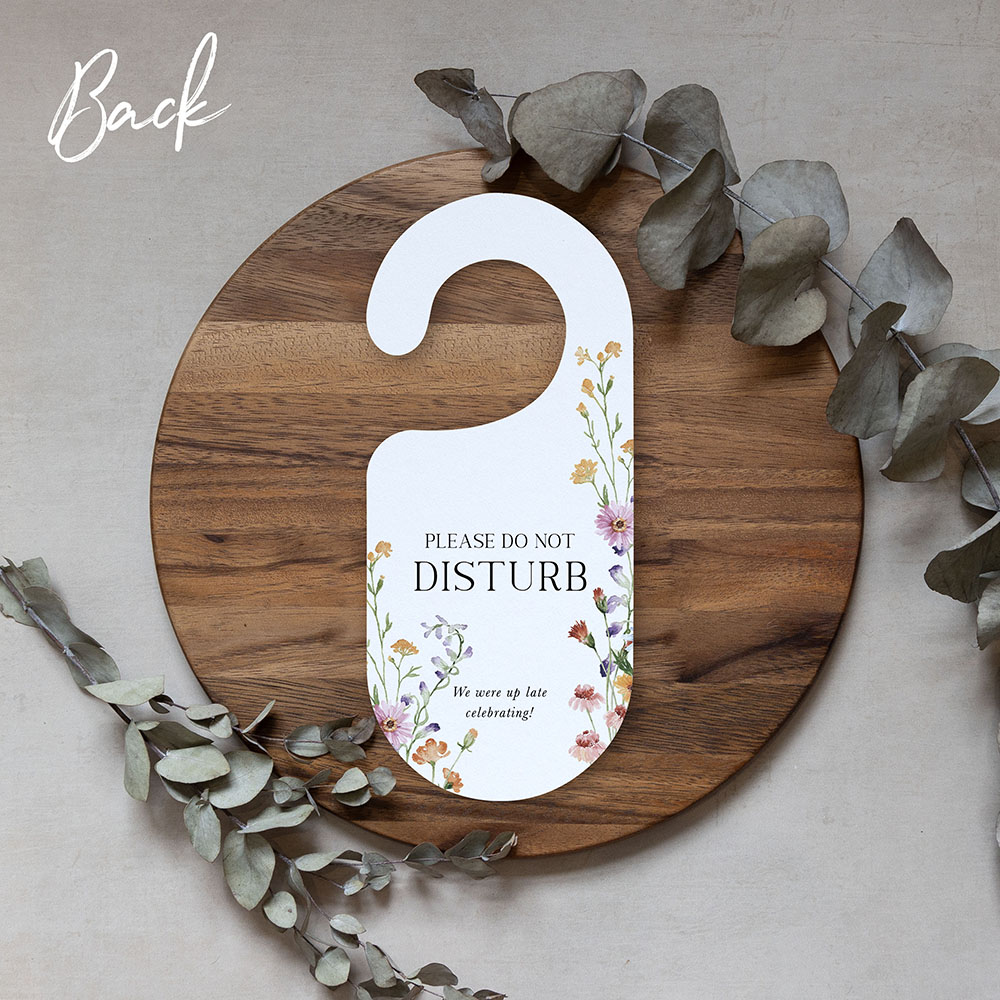'Wild Flower Garden' Door Hanger