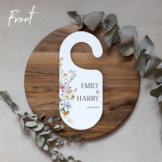 'Wild Flower Garden' Door Hanger