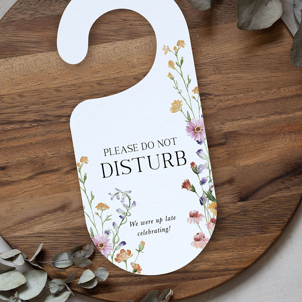 'Wild Flower Garden' Door Hanger