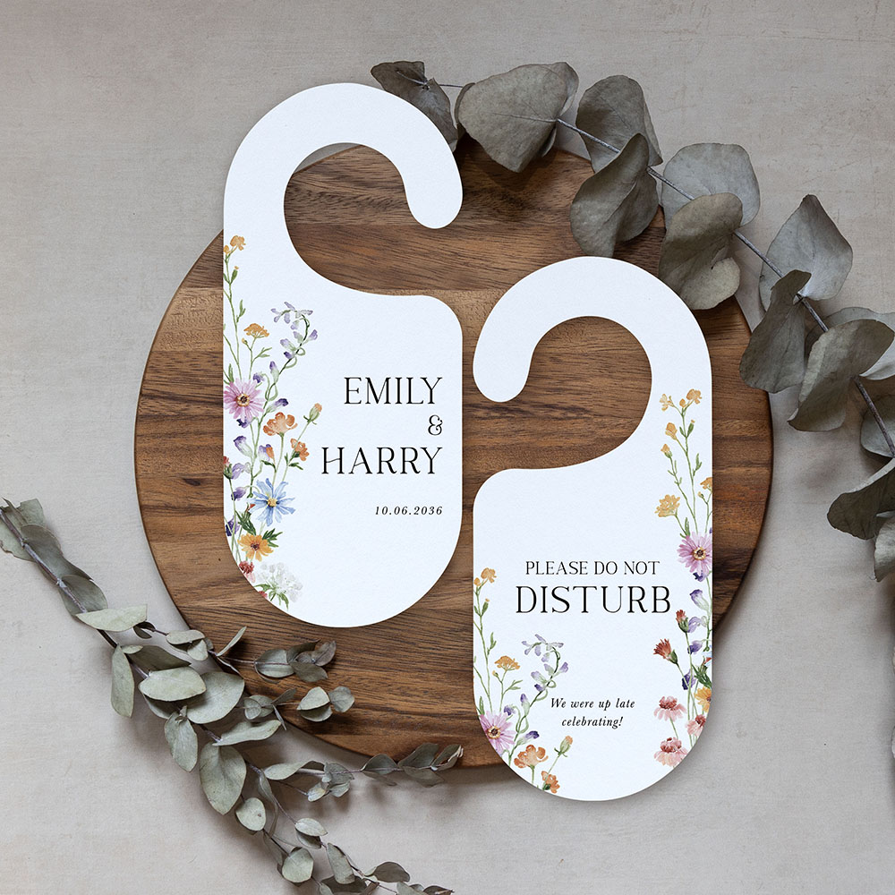 'Wild Flower Garden' Door Hanger