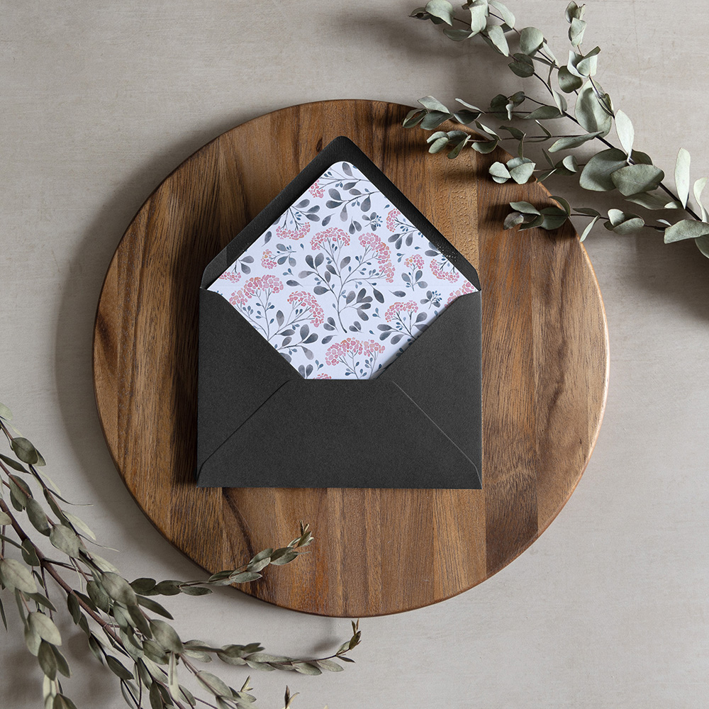 'Felicity' Printed Envelope Liner with Envelope