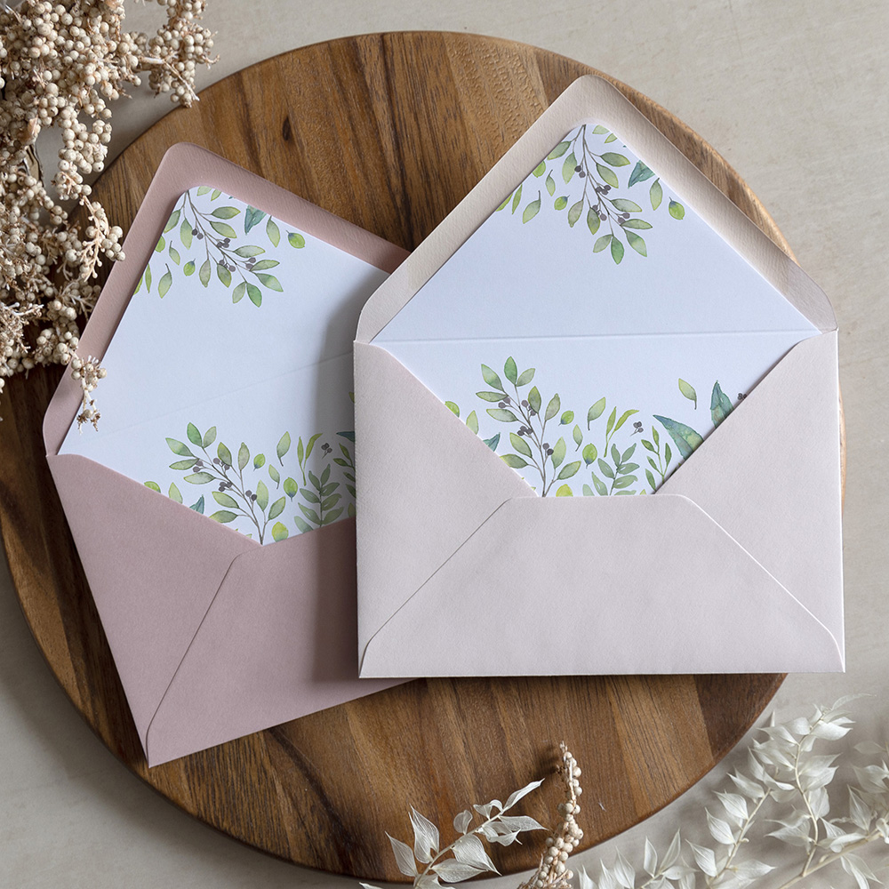 'Imogen' Printed Envelope Liner with Envelope