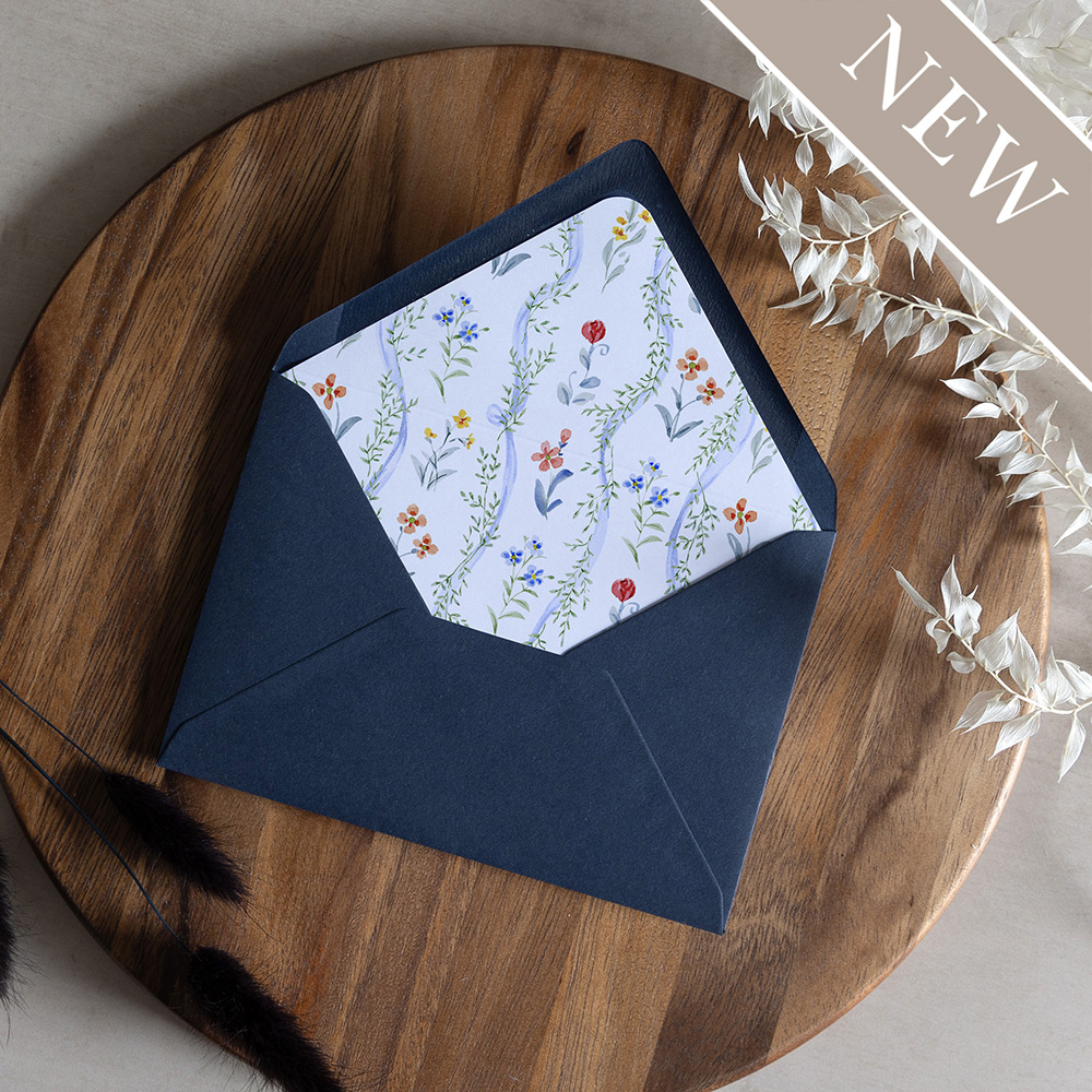 'Love Story LS02' Printed Envelope Liner with Envelope