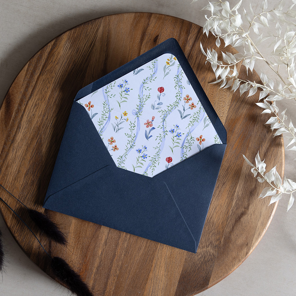 'Love Story LS02' Printed Envelope Liner with Envelope