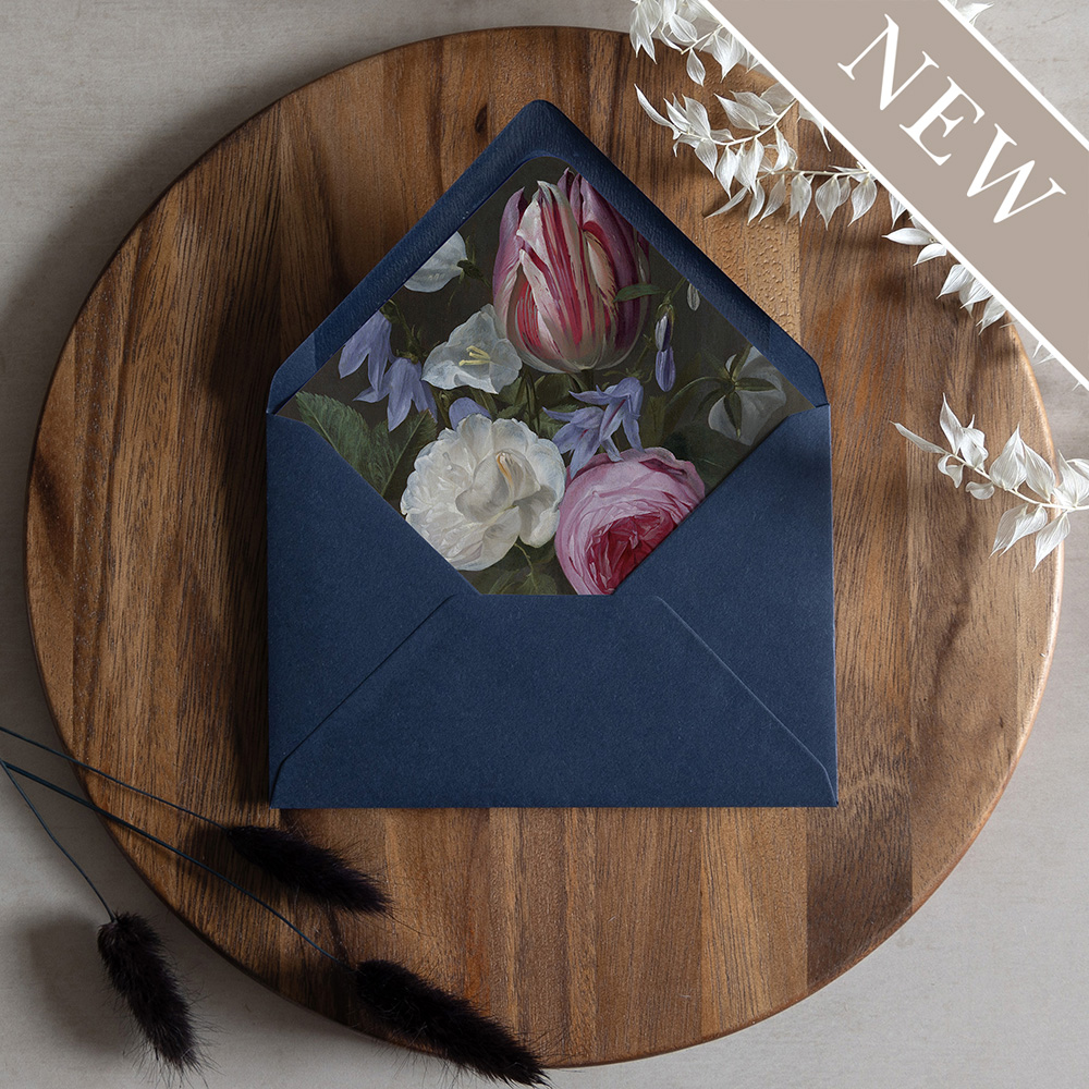 'Versailles' Printed Envelope Liner with Envelope