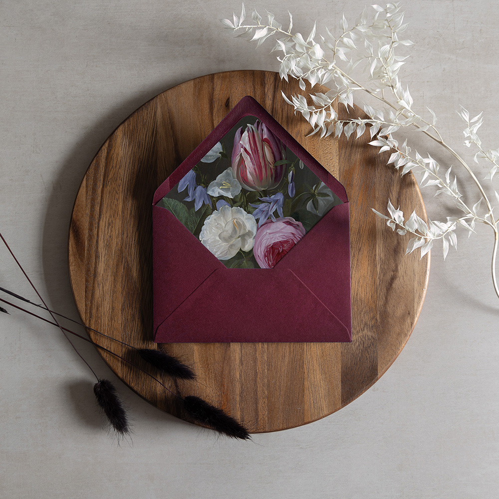 'Versailles' Printed Envelope Liner with Envelope