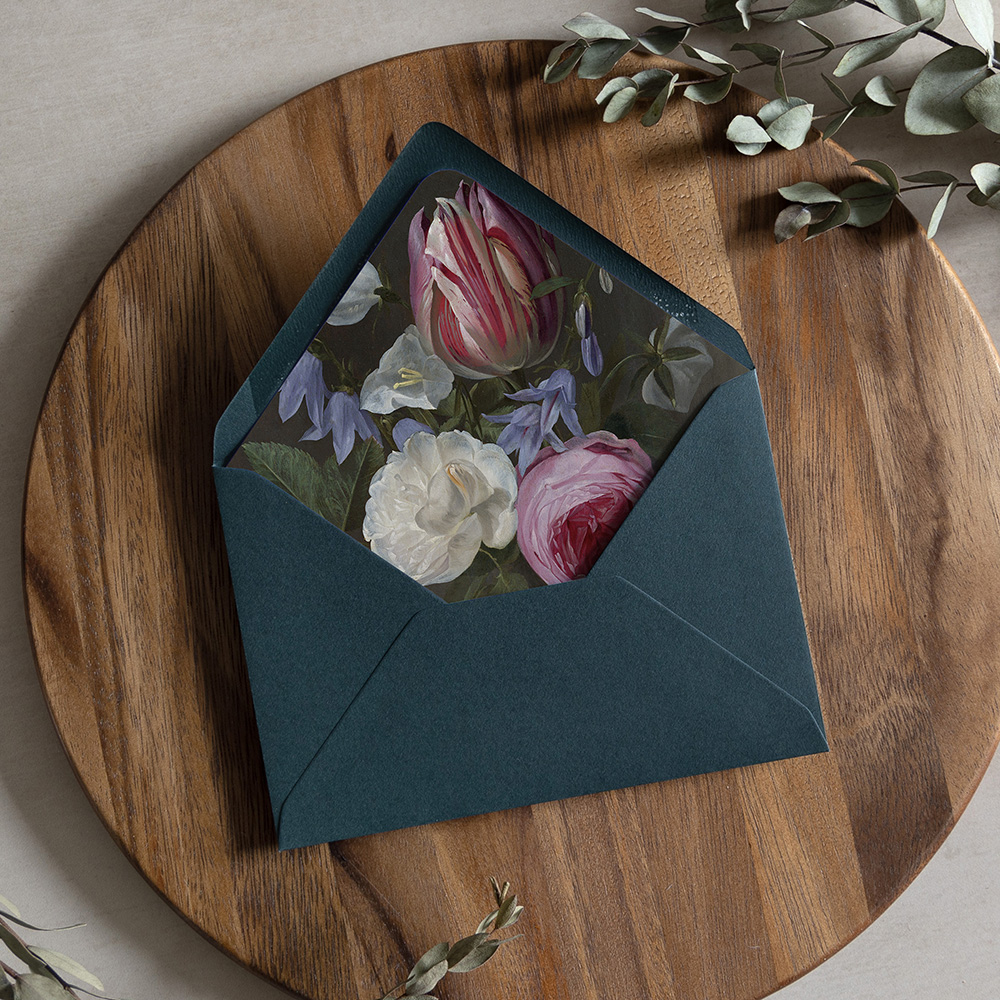 'Versailles' Printed Envelope Liner with Envelope