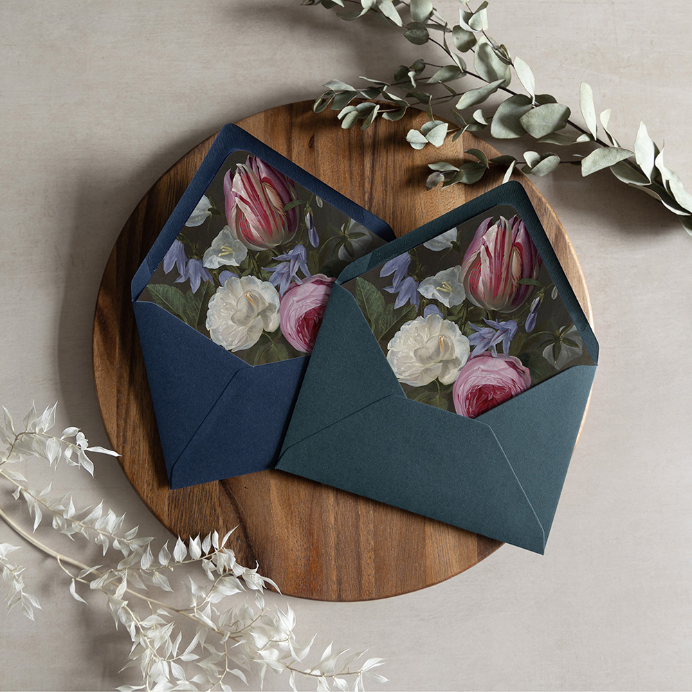 'Versailles' Printed Envelope Liner with Envelope