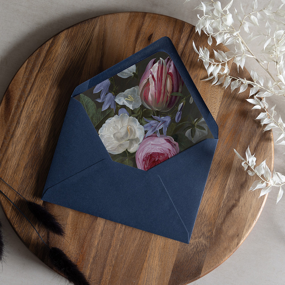 'Versailles' Printed Envelope Liner with Envelope