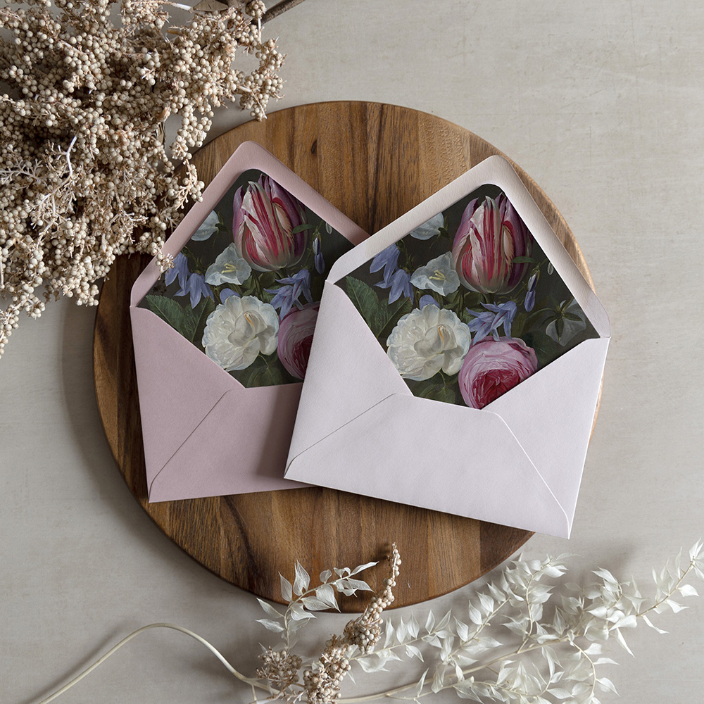 'Versailles' Printed Envelope Liner with Envelope