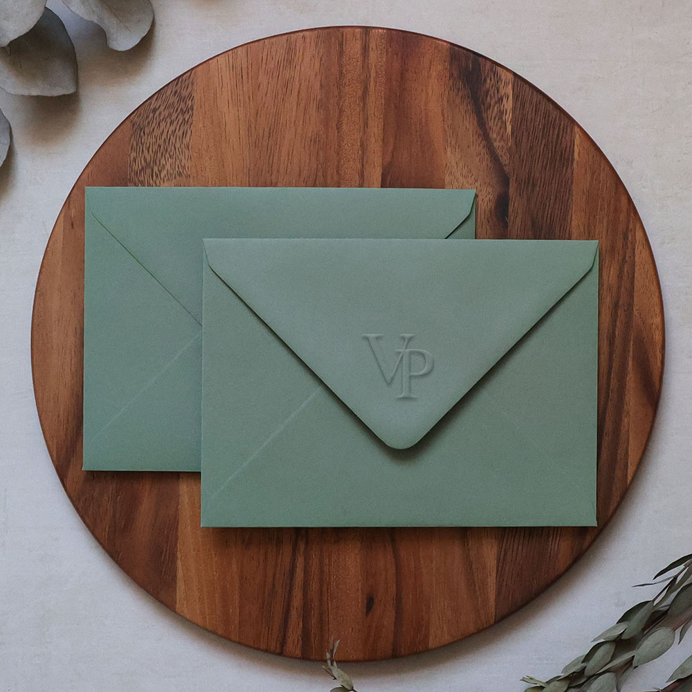 'Any Design' Custom Embossed Envelope