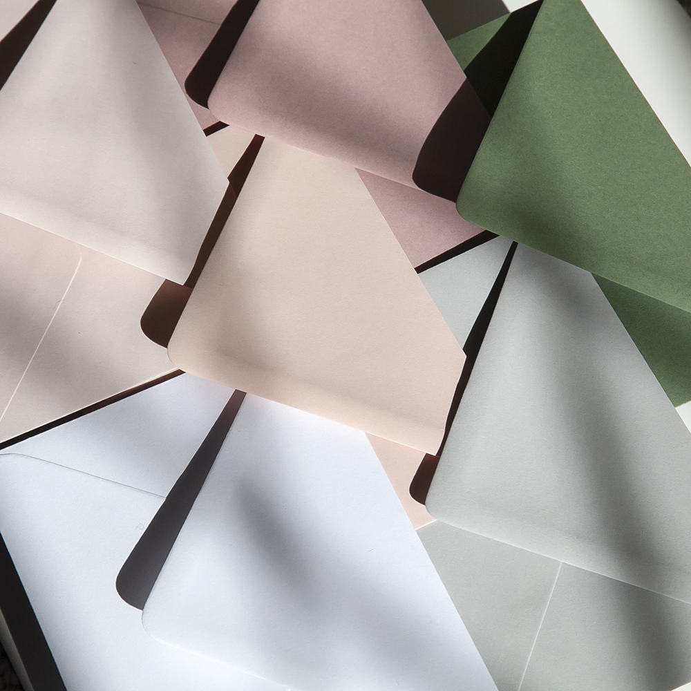Envelope Sample - Various Colours