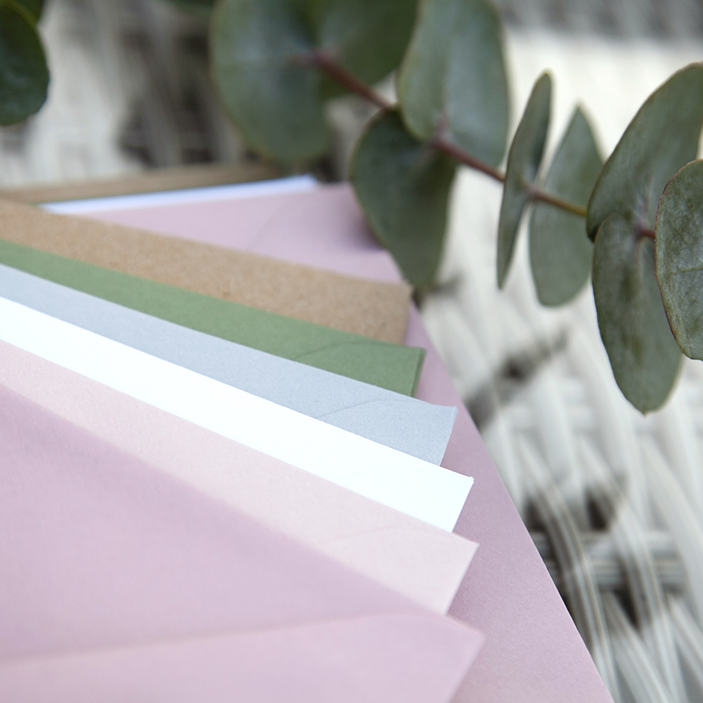 Envelope Sample - Various Colours