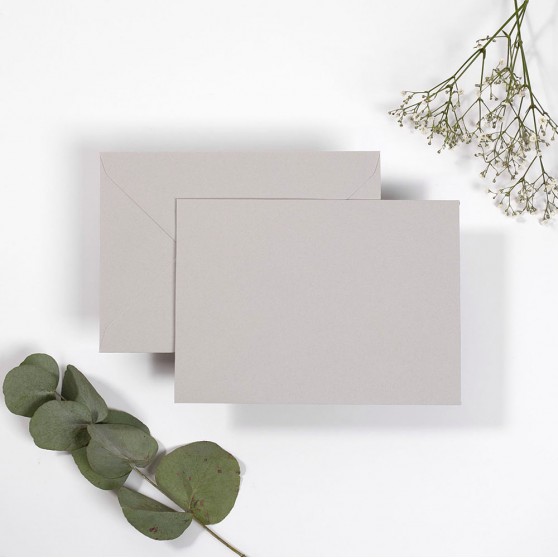Blank Dove Grey Envelopes