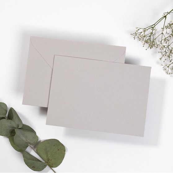 Blank Dove Grey Envelopes