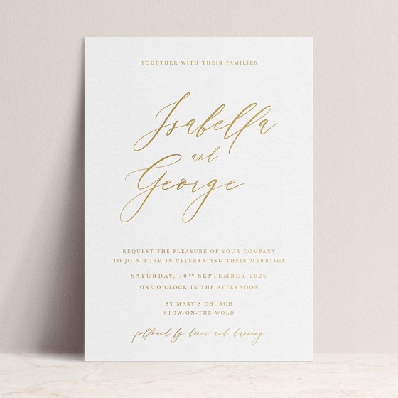 Digital Foil Invites