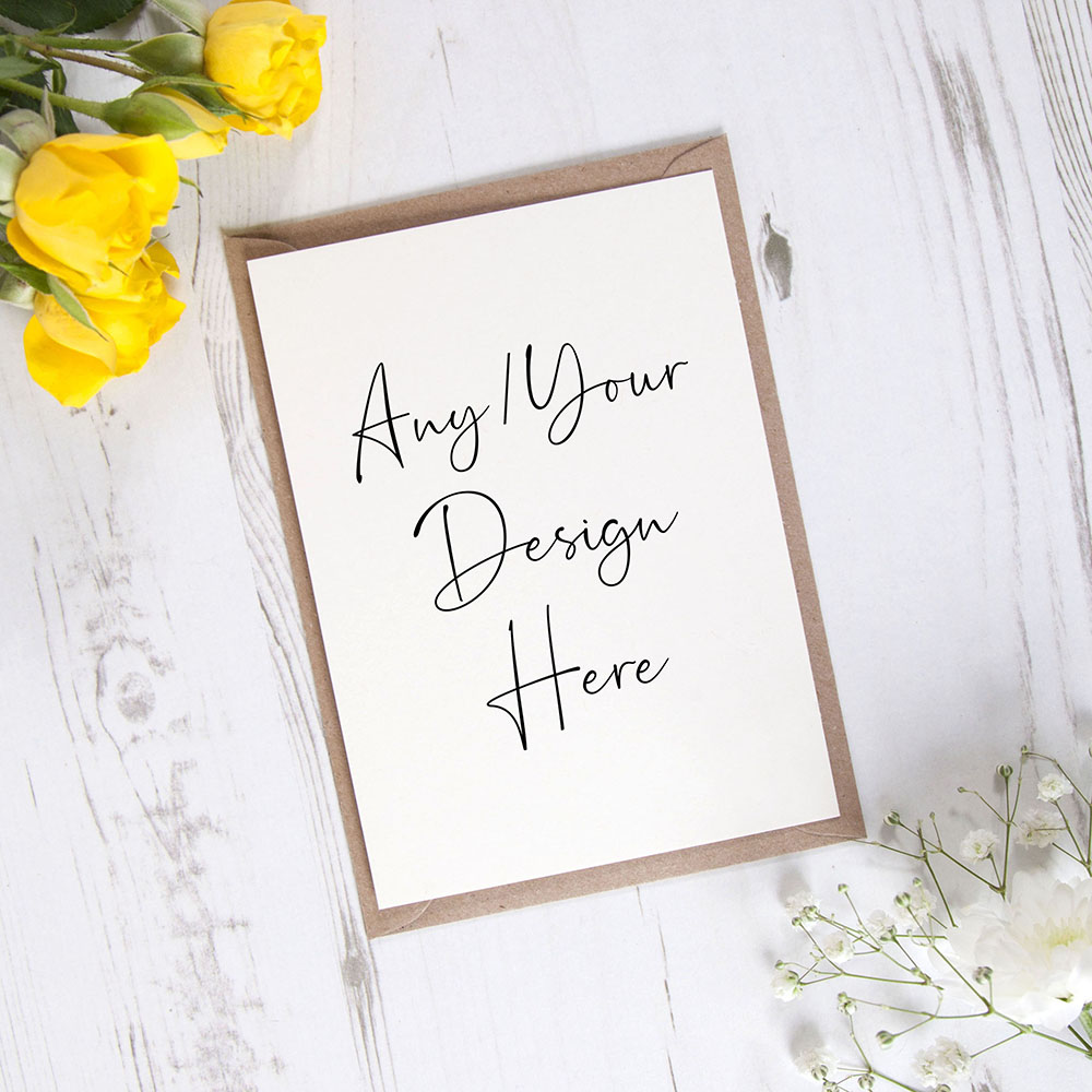 'Any Design' Standard Wedding Invitation