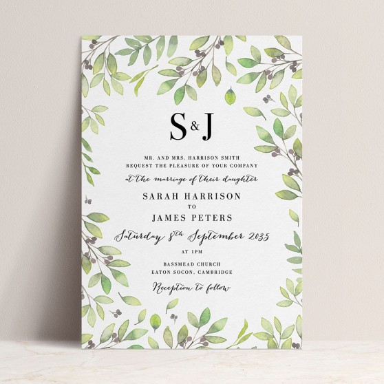 'Arabella' Standard Wedding Invitation
