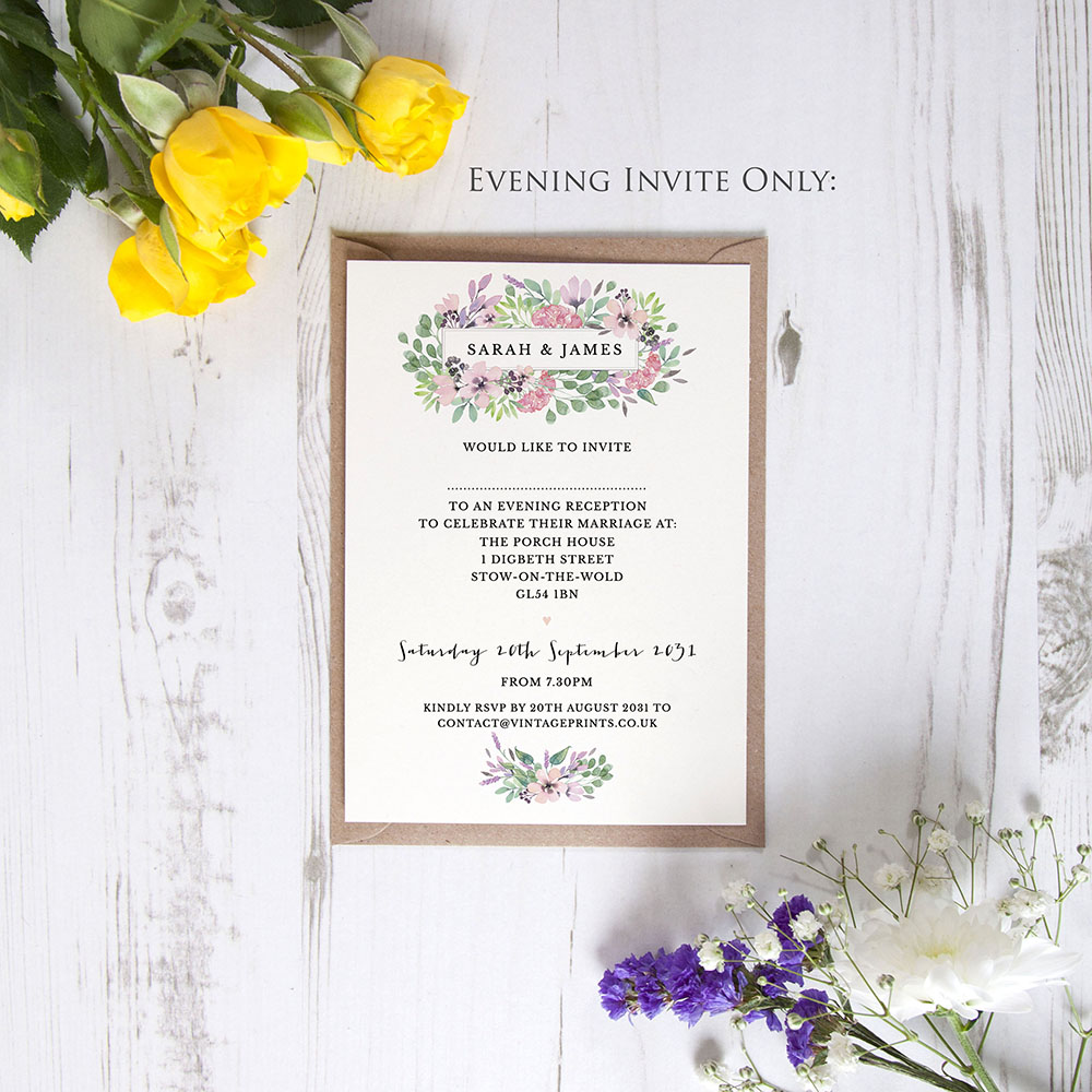 'Chloe' Standard Wedding Invitation