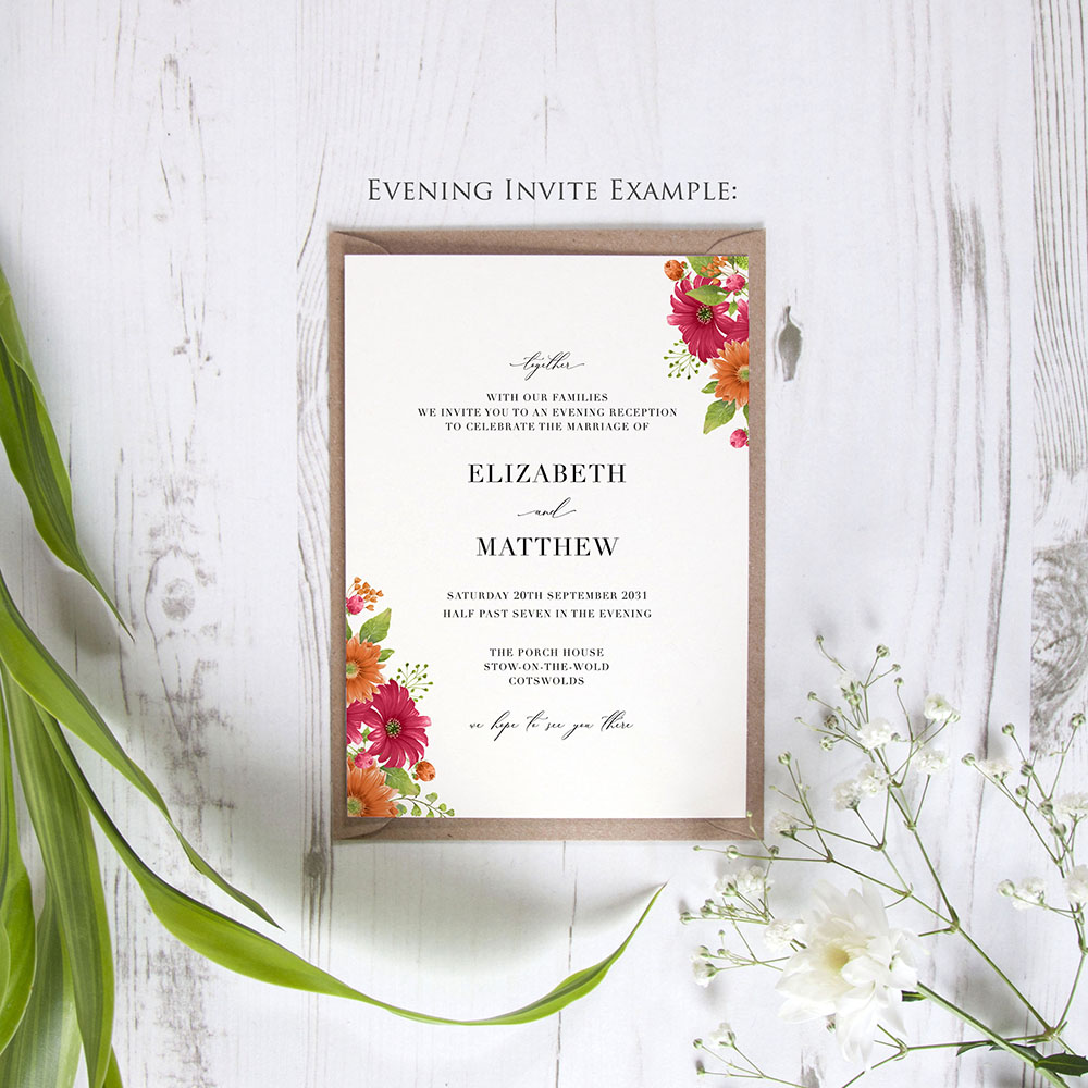 'Matilda' Standard Invite