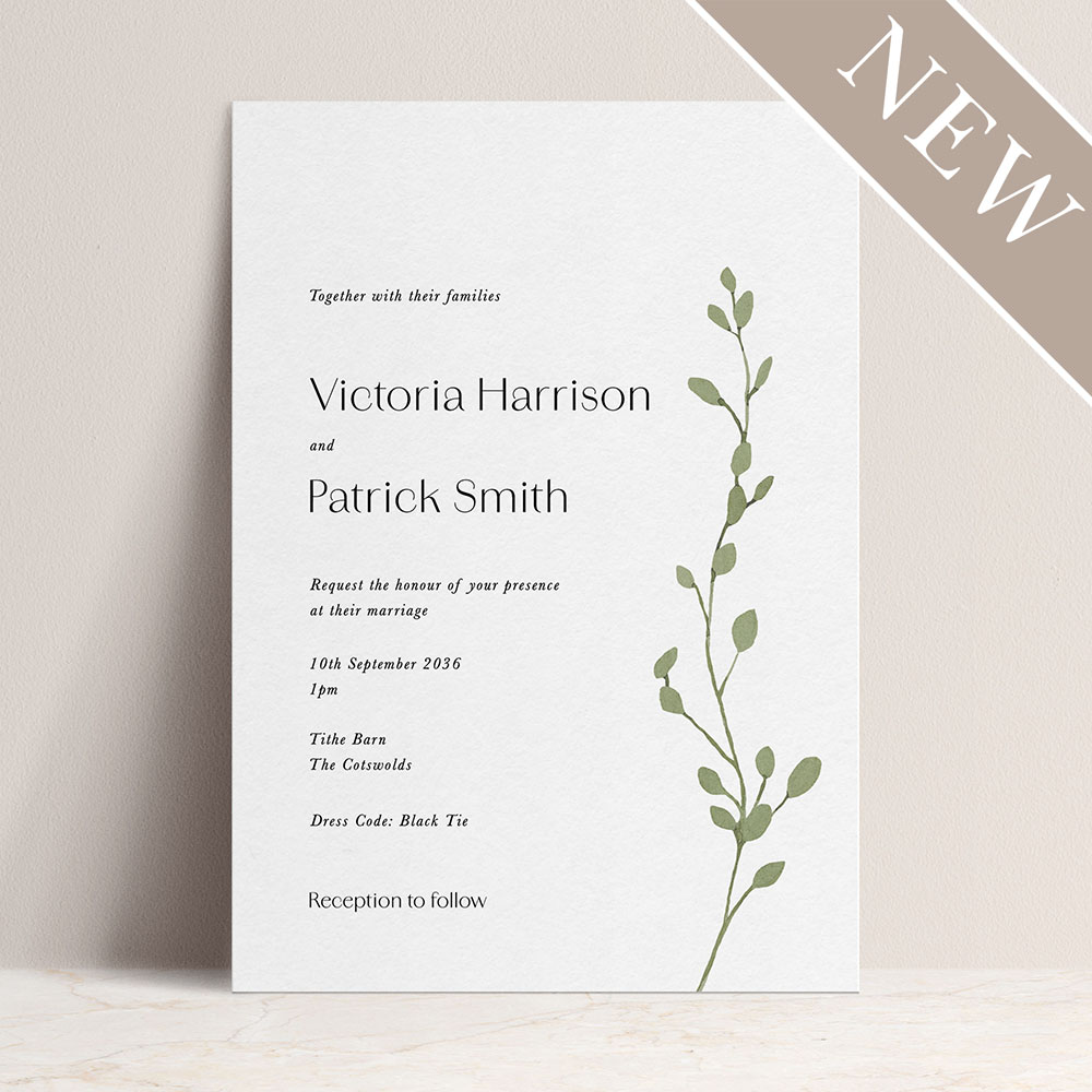 'Willow & Vine' Standard Invite