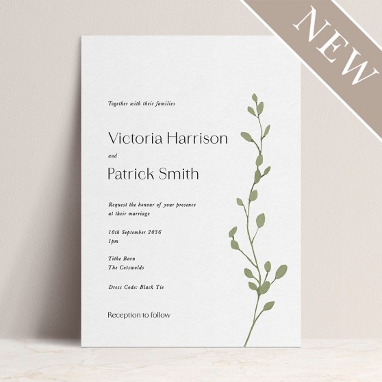 'Willow & Vine' Standard Invite