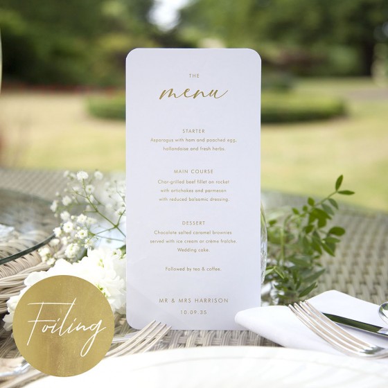Foil Menus