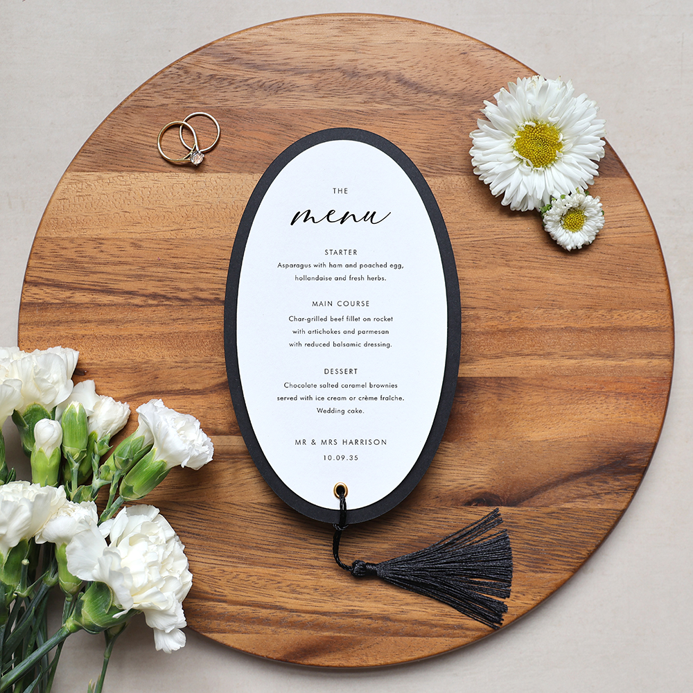 'Calligraphy 1' Mounted Menu