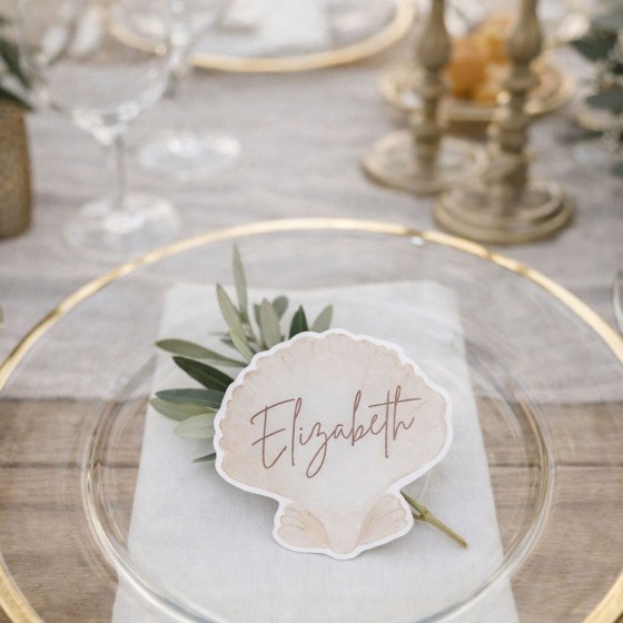 Die Cut Place Cards