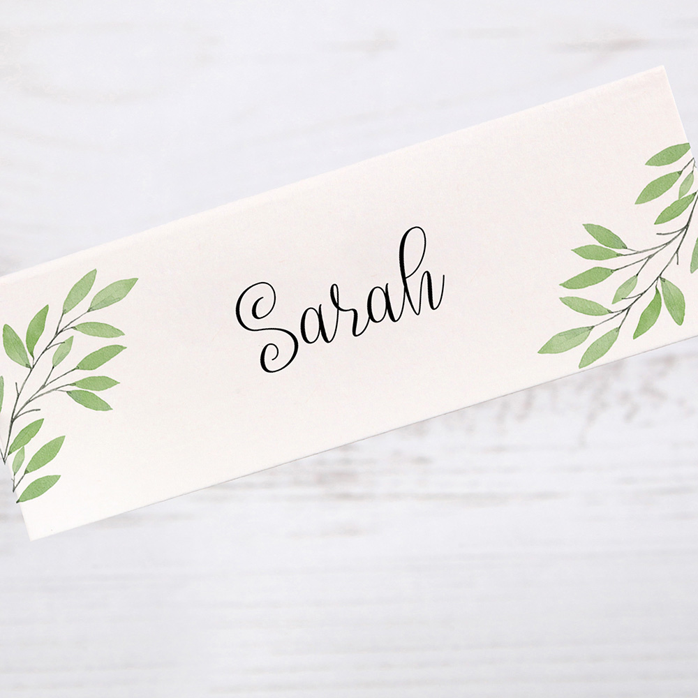 'Autumn Green' Place Cards