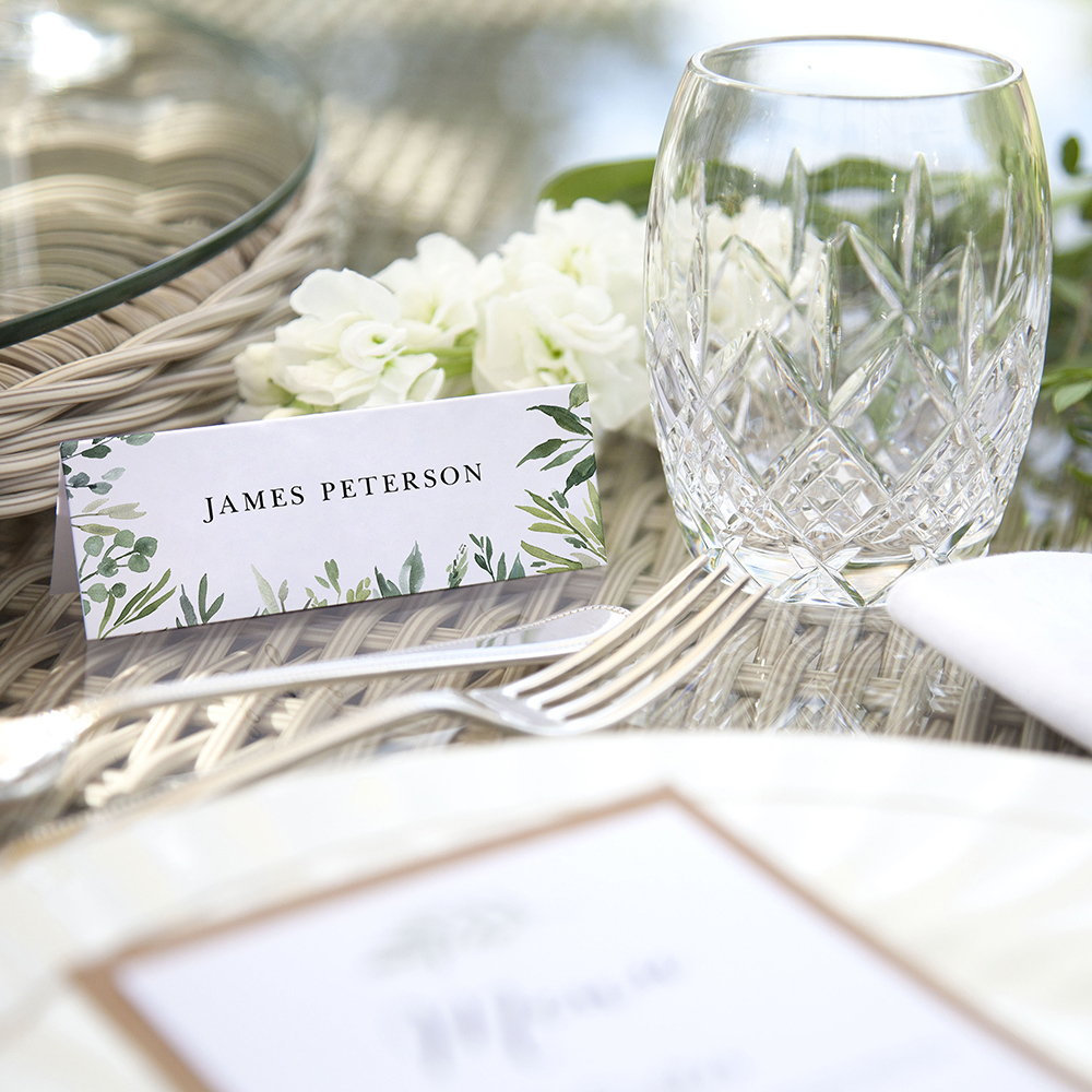 'Back to Nature' Place Card Sample